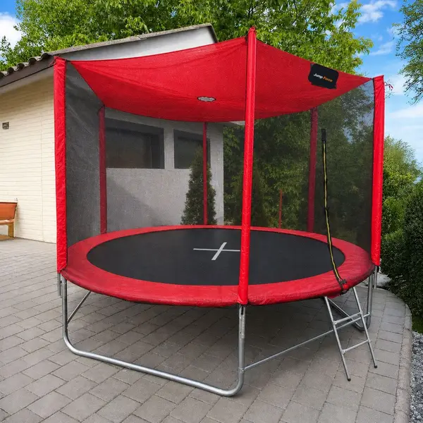 Jump Force trambulin 244 cm piros